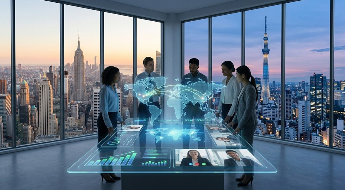 Collaborate with a global team
operating across the U.S. and Asia